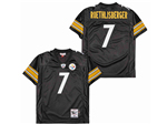 Pittsburgh Steelers #7 Ben Roethlisberger 2005 Throwback Black Jersey