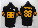 Pittsburgh Steelers #88 Pat Freiermuth Black Color Rush Limited Jersey