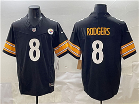 Pittsburgh Steelers #8 Aaron Rodgers Black Vapor F.U.S.E. Limited Jersey