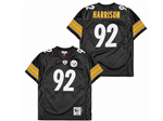 Pittsburgh Steelers #92 James Harrison 2005 Throwback Black Jersey