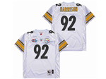 Pittsburgh Steelers #92 James Harrison 2005 Throwback White Jersey