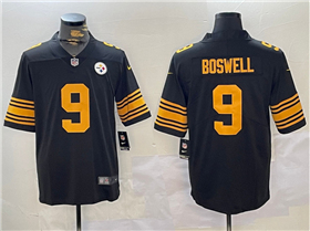 Pittsburgh Steelers #9 Chris Boswell Black Color Rush Limited Jersey