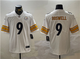 Pittsburgh Steelers #9 Chris Boswell White Vapor Limited Jersey