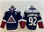 Colorado Avalanche #92 Gabriel Landeskog Navy Alternate Jersey