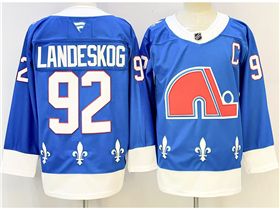 Colorado Avalanche #92 Gabriel Landeskog 2025-26 Heritage Light Blue Jersey
