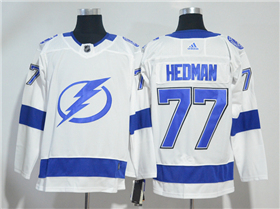 Tampa Bay Lightning #77 Victor Hedman White Jersey