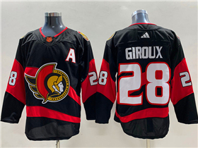 Ottawa Senators #28 Claude Giroux Black Reverse Retro 2.0 Jersey
