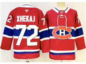 Montreal Canadiens #72 Arber Xhekaj Red Jersey