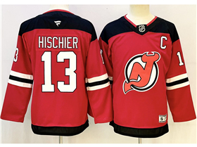 New Jersey Devils #13 Nico Hischier Youth Red Jersey
