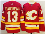 Calgary Flames #13 Johnny Gaudreau Alternate Red Jersey