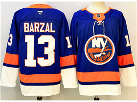 New York Islanders #13 Mathew Barzal Royal Blue Jersey