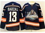 New York Islanders #13 Mathew Barzal Navy Reverse Retro Jersey