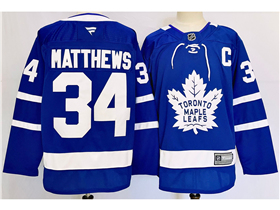 Toronto Maple Leafs #34 Auston Matthews 2024 Blue Jersey