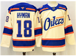 Edmonton Oilers #18 Zach Hyman 2025-26 Third Cream Jersey