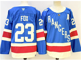 New York Rangers #23 Adam Fox 2025-26 Centennial Light Blue Jersey