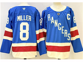 New York Rangers #8 J.T. Miller 2025-26 Centennial Light Blue Jersey