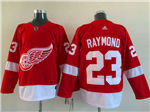 Detroit Red Wings #23 Lucas Raymond Red Jersey
