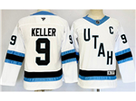 Utah Hockey Club #9 Clayton Keller 2024 Youth White Jersey
