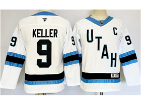 Utah Hockey Club #9 Clayton Keller 2024 Youth White Jersey