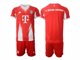 FC Bayern Munich 2025/26 Home Red Soccer Jersey
