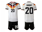 Germany 2026 Home White Soccer Jersey with #20 Gnabry Printing