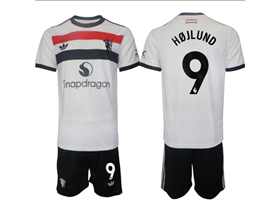 Manchester United F.C. 2024/25 3rd White Soccer Jersey with #9 Højlund Printing