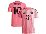 Inter Miami CF 2025 Home Pink Soccer Jersey with #10 Messi Printing