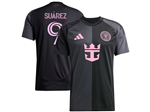 Inter Miami CF 2025 Away Black Soccer Jersey with #9 Suárez Printing