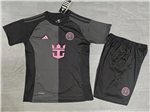 Inter Miami CF 2025 Youth Away Black Soccer Jersey