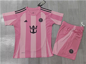Inter Miami CF 2025 Youth Home Pink Soccer Jersey