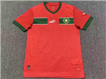 Morocco 2022/23 Home Red Soccer Team Jersey