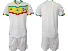 Senegal 2022/23 Home White Soccer Team Jersey