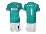 Liverpool F.C. 2025/26 Third Green Soccer Jersey with #1 A.Becker Printing